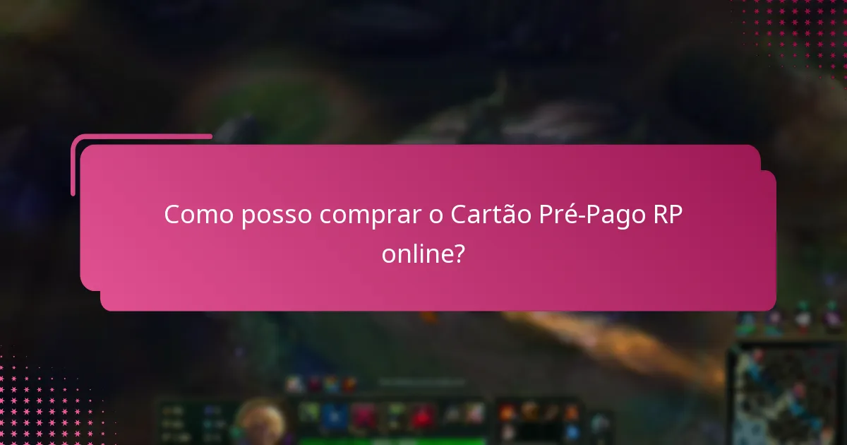 Onde posso comprar o Cartão Pré-Pago RP em lojas de retalho?