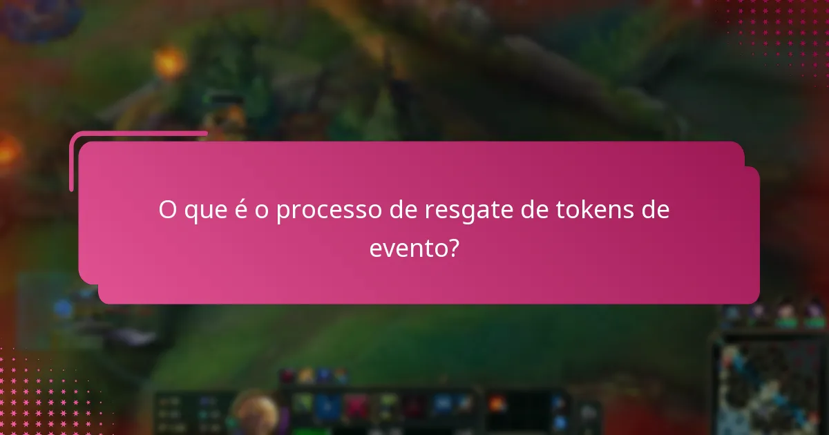 Como resolver problemas de resgate de tokens de evento?