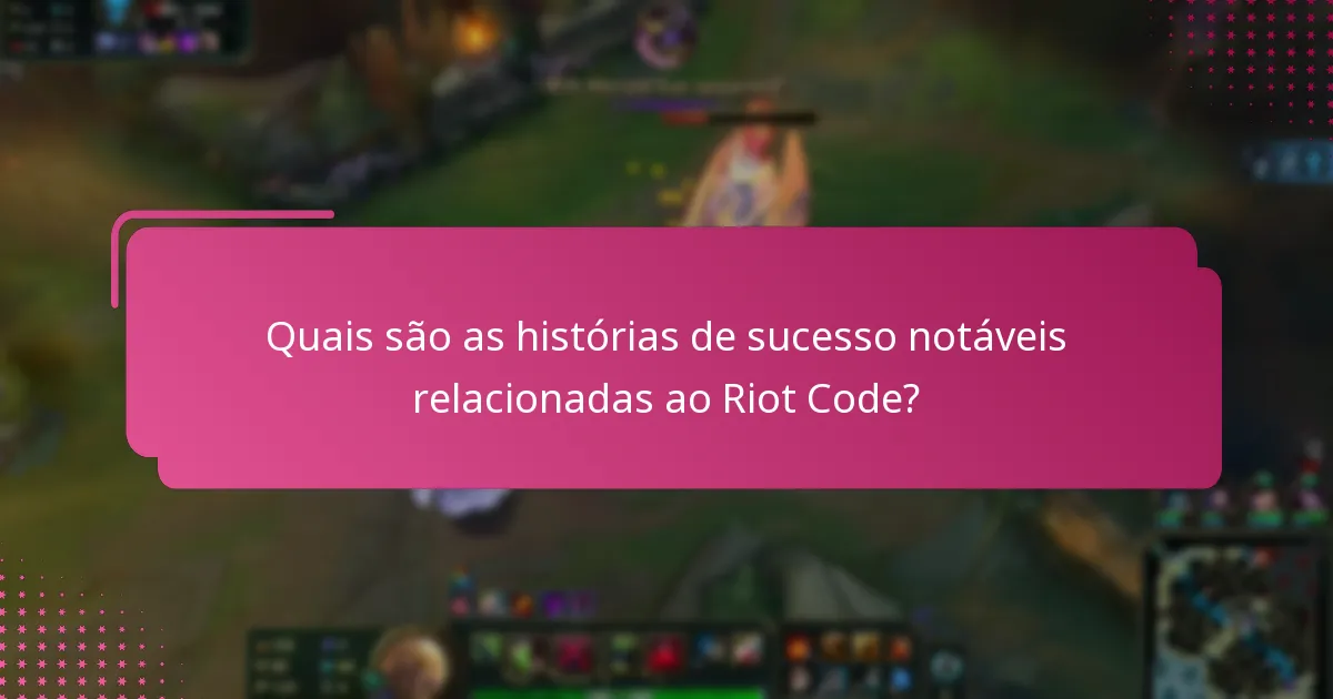 Que sugestões os utilizadores fizeram para melhorar o Riot Code?