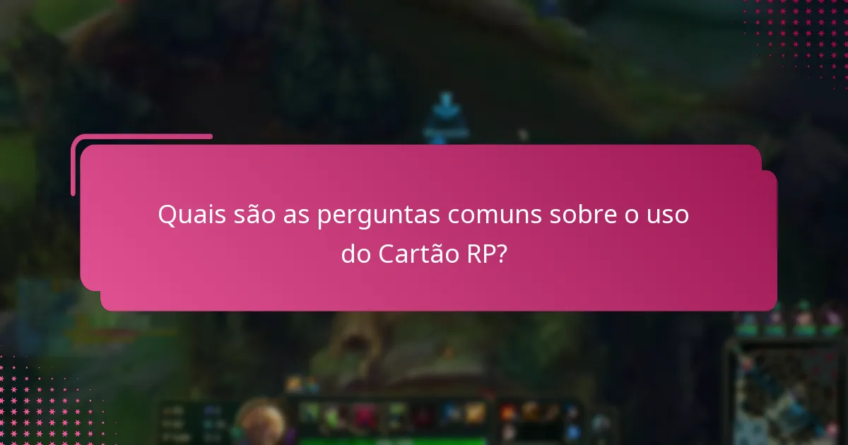 Como o Cartão RP se compara a alternativas?