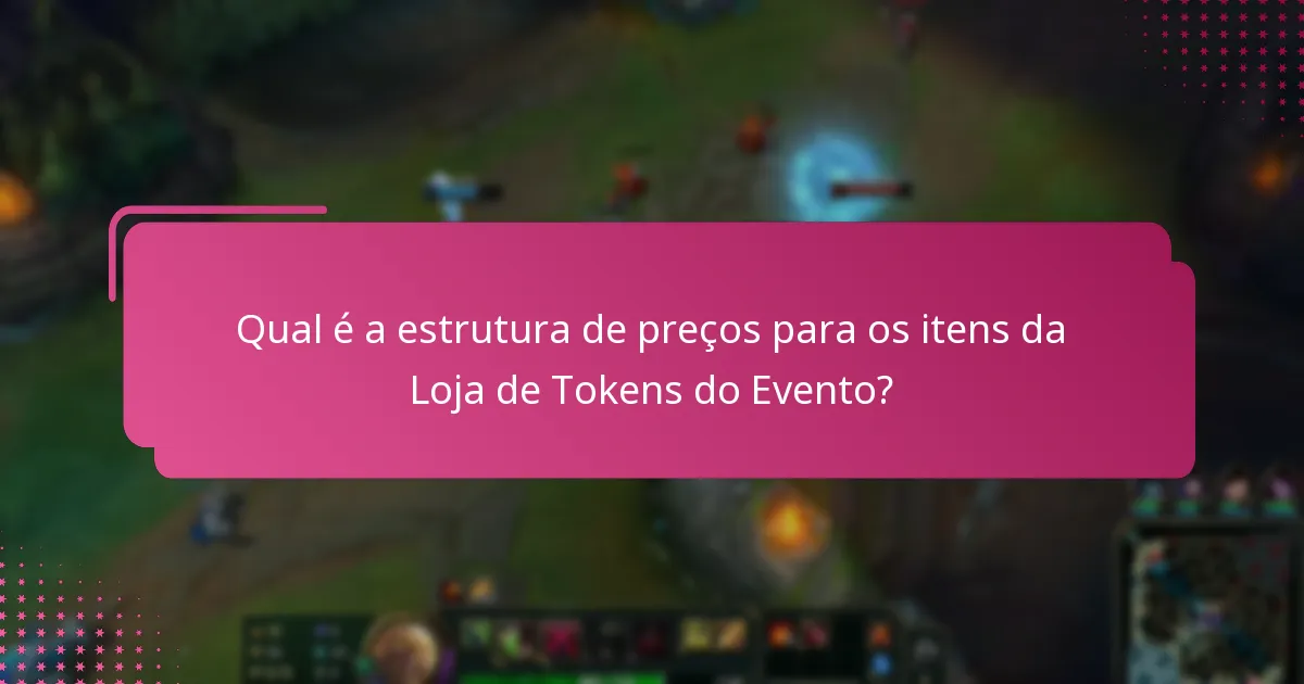 Quando a Loja de Tokens do Evento abre e fecha?